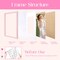 Light Pink 4x6 Picture Frame, Wood Photo Frame with Mat for 3.5x5 or 4x6 Display – Decorative Tabletop & Wall Mount Collage Frame, 1 Pack Gift for Home Décor